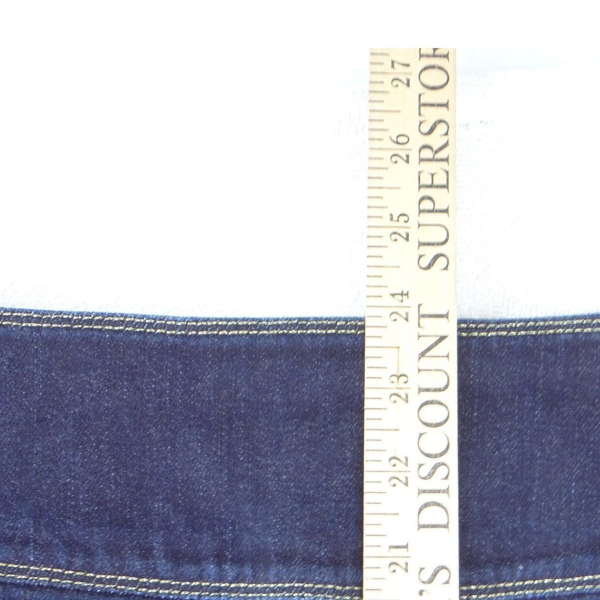 Lauren Ralph Lauren Denim Pencil Skirt Dark Wash Indigo Knee Length Womens 84