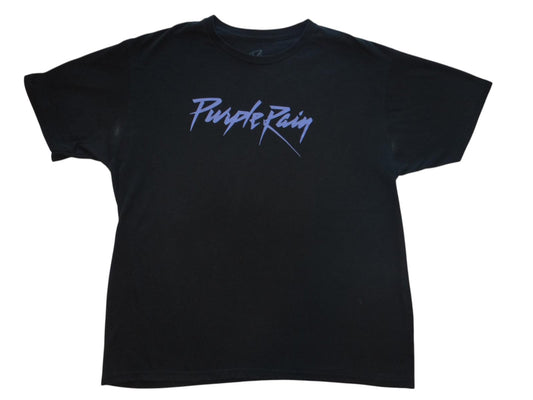 Purple Rain T-Shirt by Prince - Classic Graphic Tee0