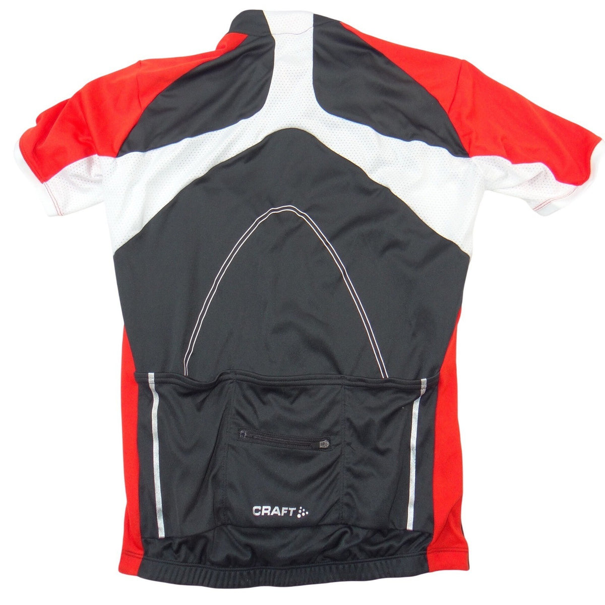 Craft Mens L1 Ventilation Cycling Jersey Black Red White Full Zip Size M 19008742
