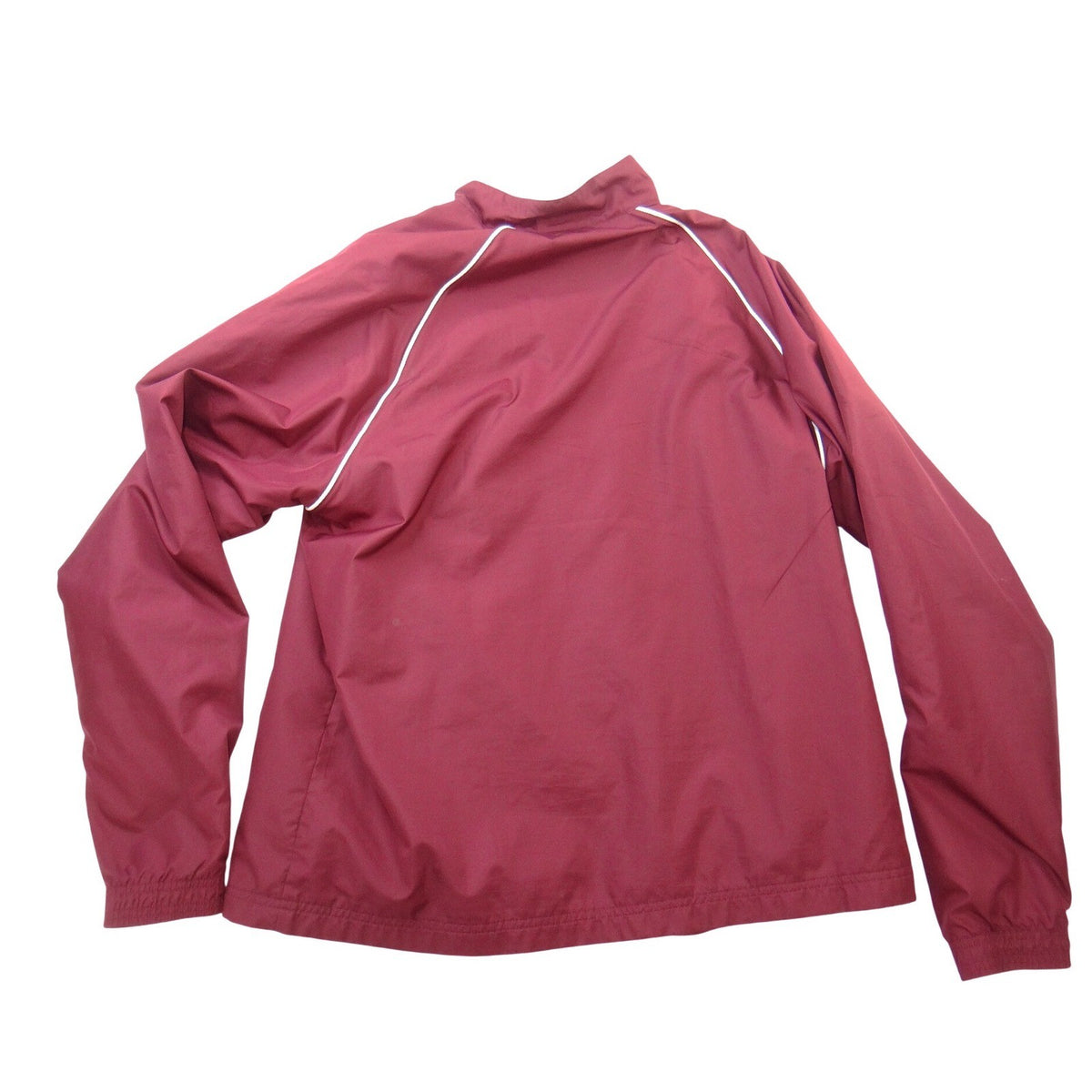 Under Armour Mens XL Maroon Full Zip Track Jacket Mesh Lined Burgundy Mock Neck3