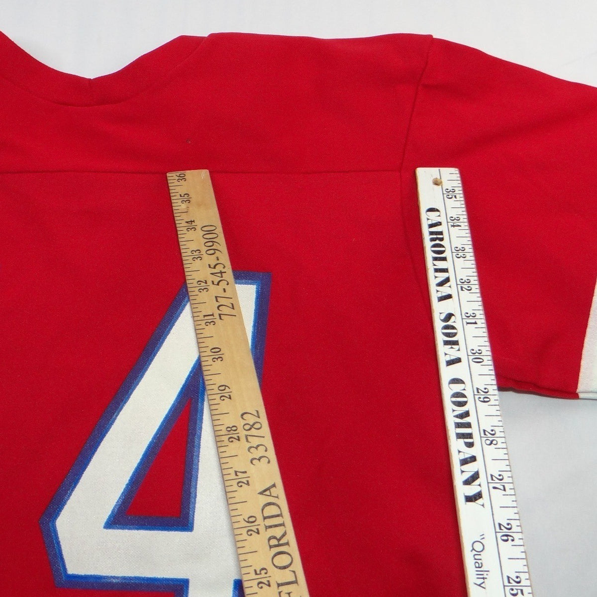 Vintage Rawlings NFL New England Patriots Jersey Red 14 Mens Medium USA