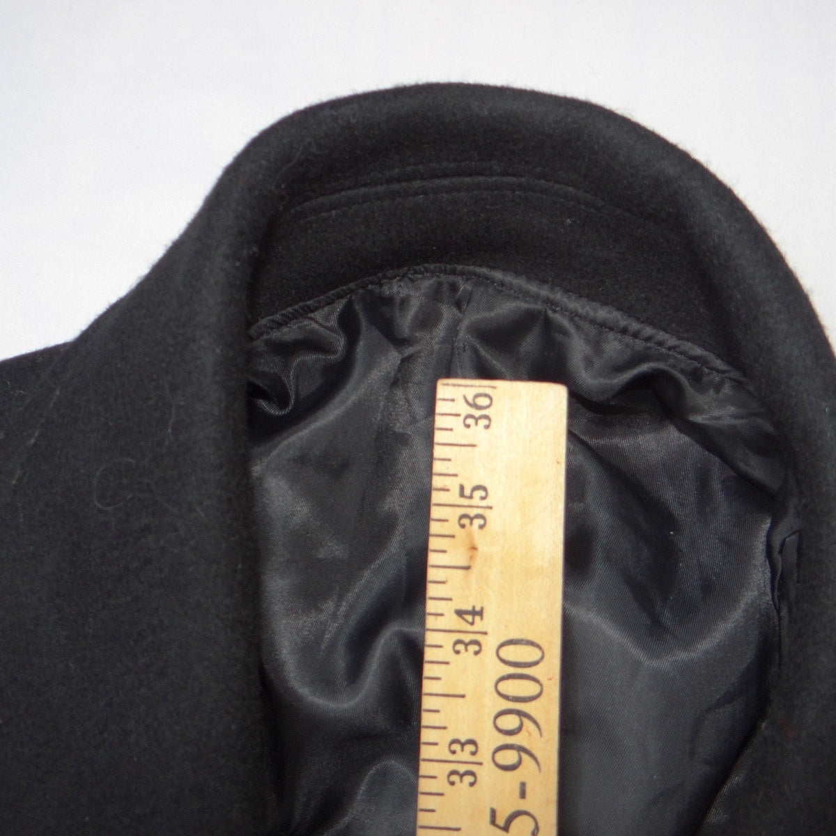 Dahongma Bigredhorse Mens Black Wool Blend Car Coat Overcoat Size XXXL 185/826