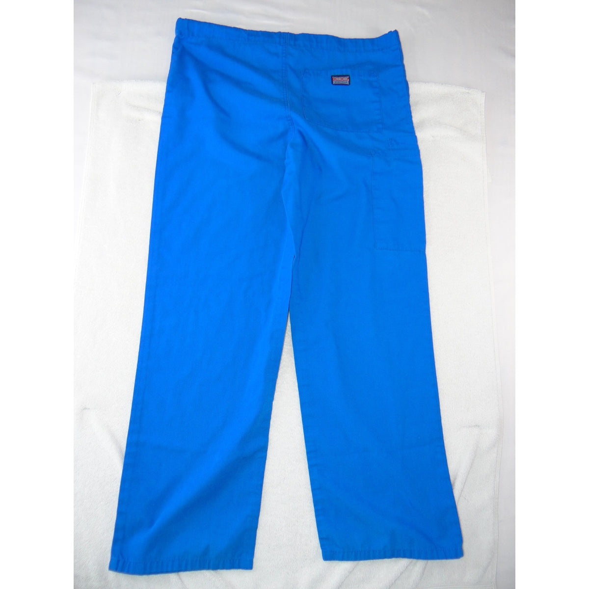 Cherokee Workwear Royal Blue Scrub Pants XS Drawstring Cargo Medical Uniform4