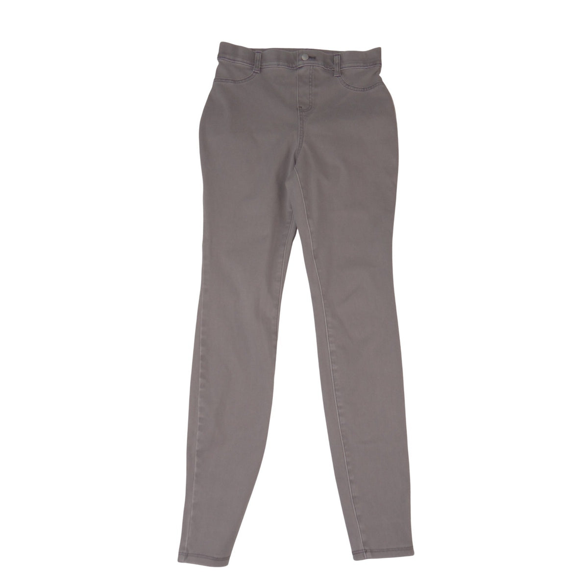 Time and Tru Womens Grey High Rise Pull On Skinny Jeggings Size S 4 6 39090