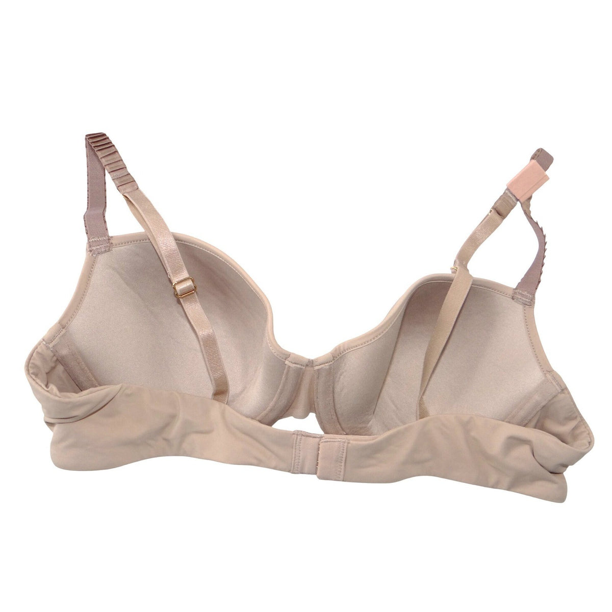 ThirdLove 24/7 Classic T-Shirt Bra Beige Nude Pleated Straps 36A 1/25