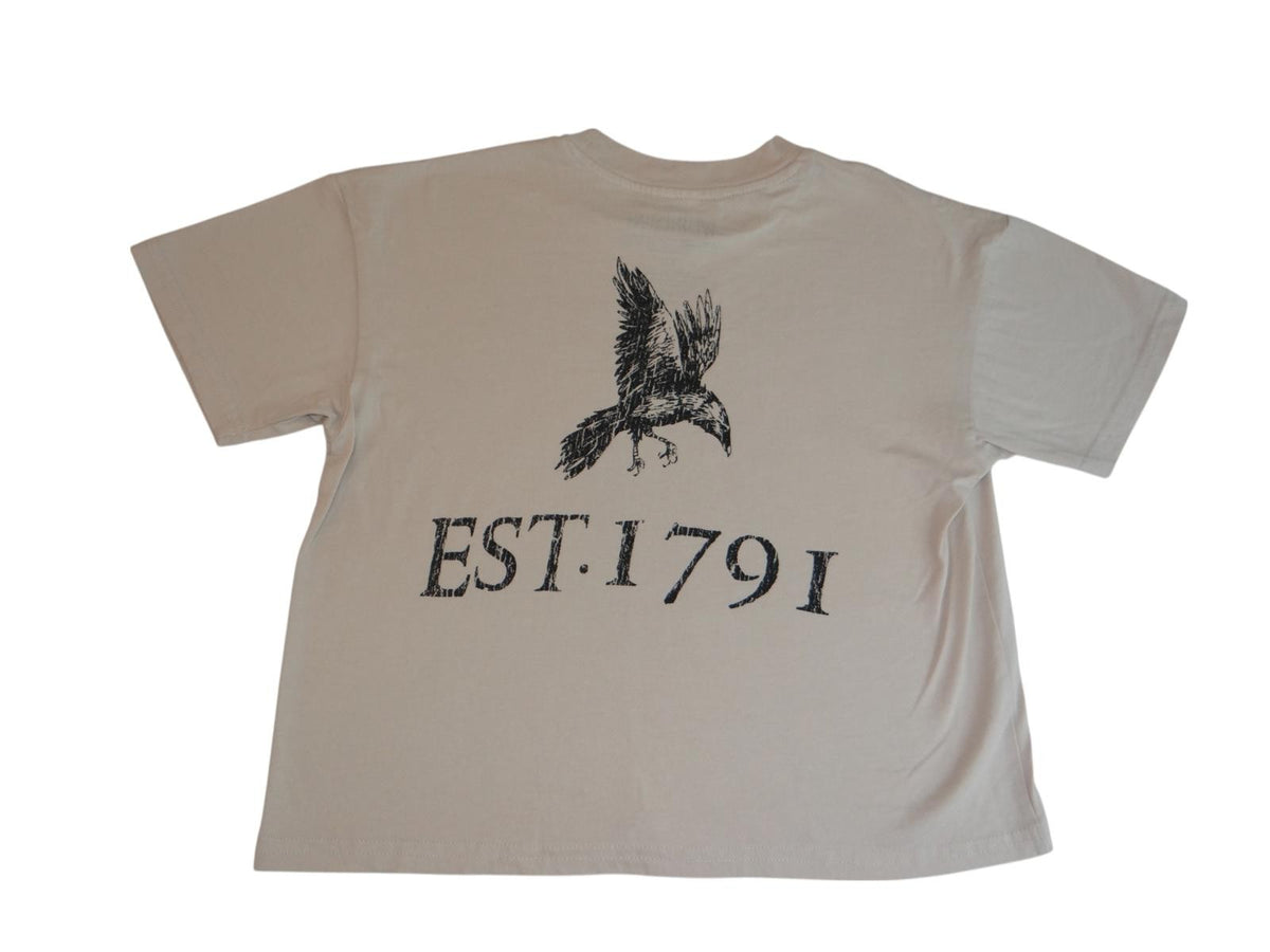 Nevermore Academy Cropped T Shirt from Wednesday Series   XS2