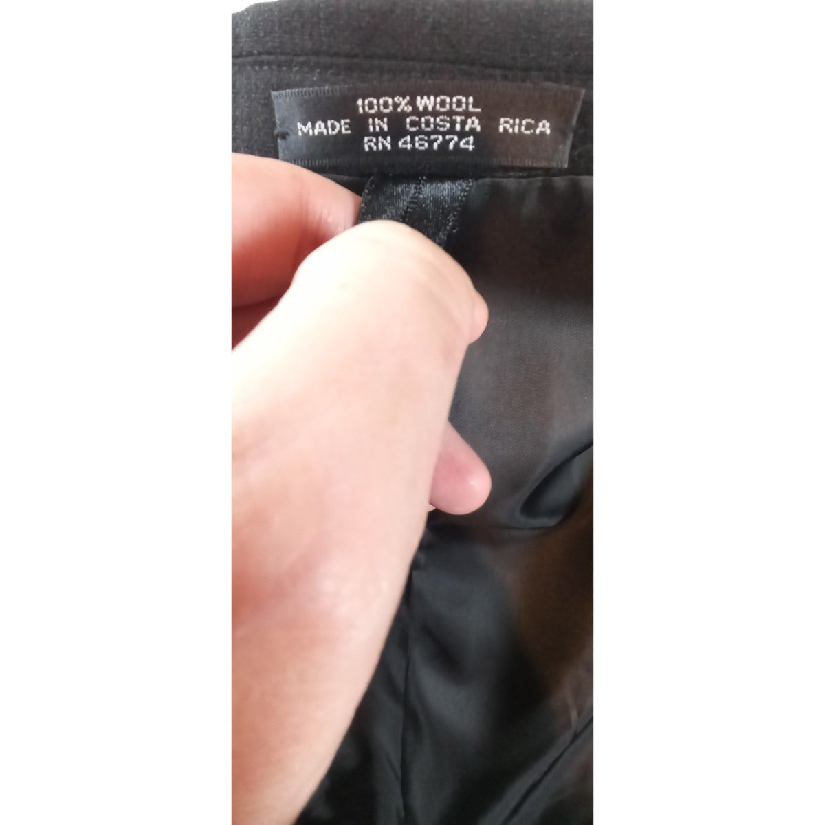 Harve Benard Black Suit Jacket Blazer Two Button Classic Fit Formal Business9