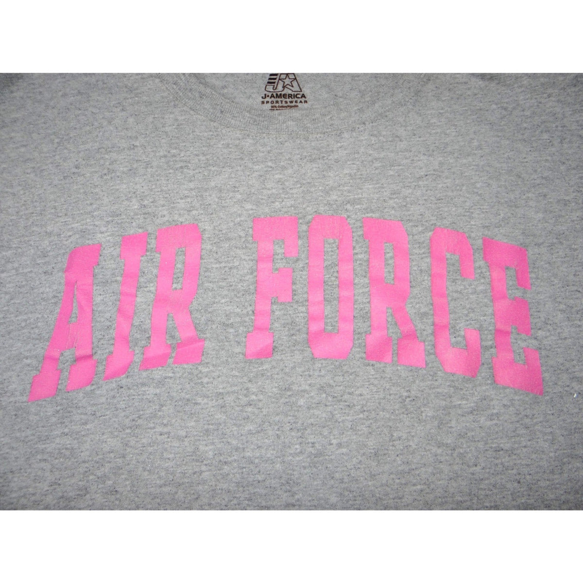 J America Sportswear Air Force Pink Graphic T Shirt XL Tee