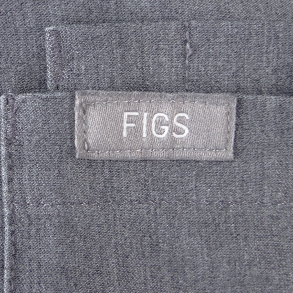 FIGS Technical Collection Mens V-Neck Scrub Top Heather Gray Size L