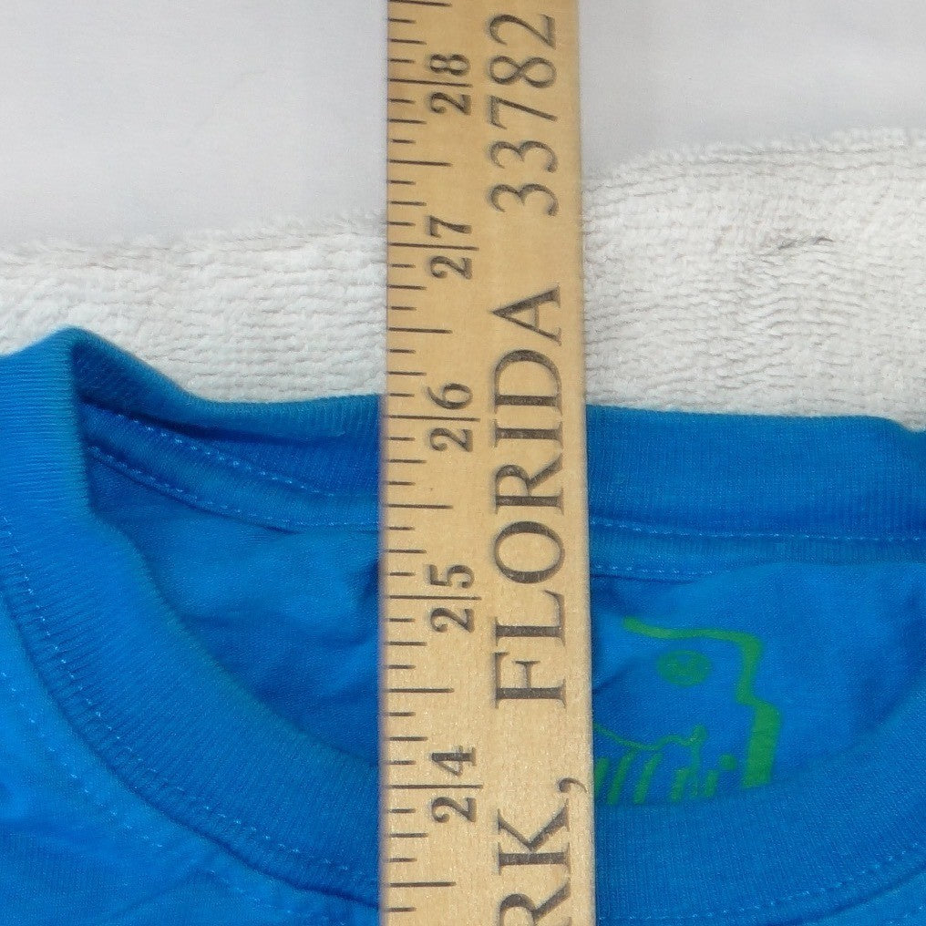 The Ayllu Peru Tumi Graphic T Shirt Mens Medium Blue Peruvian Short Sleeve5