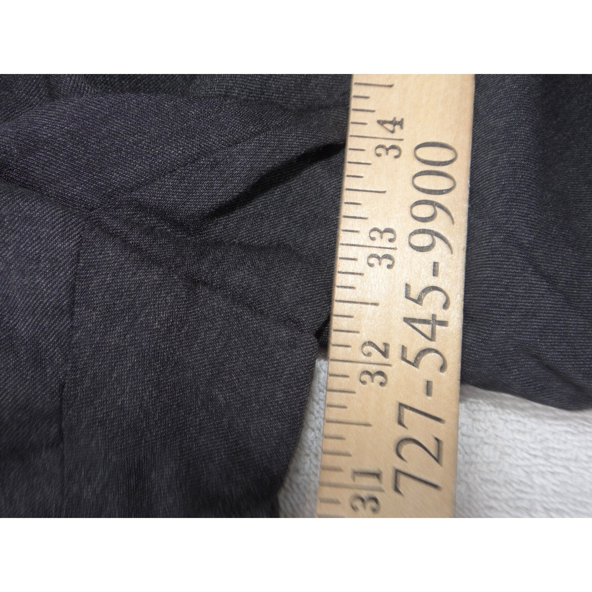 Jos A Bank Signature Tailored Fit Dress Pants Mens 37 Charcoal Grey Flat Front5
