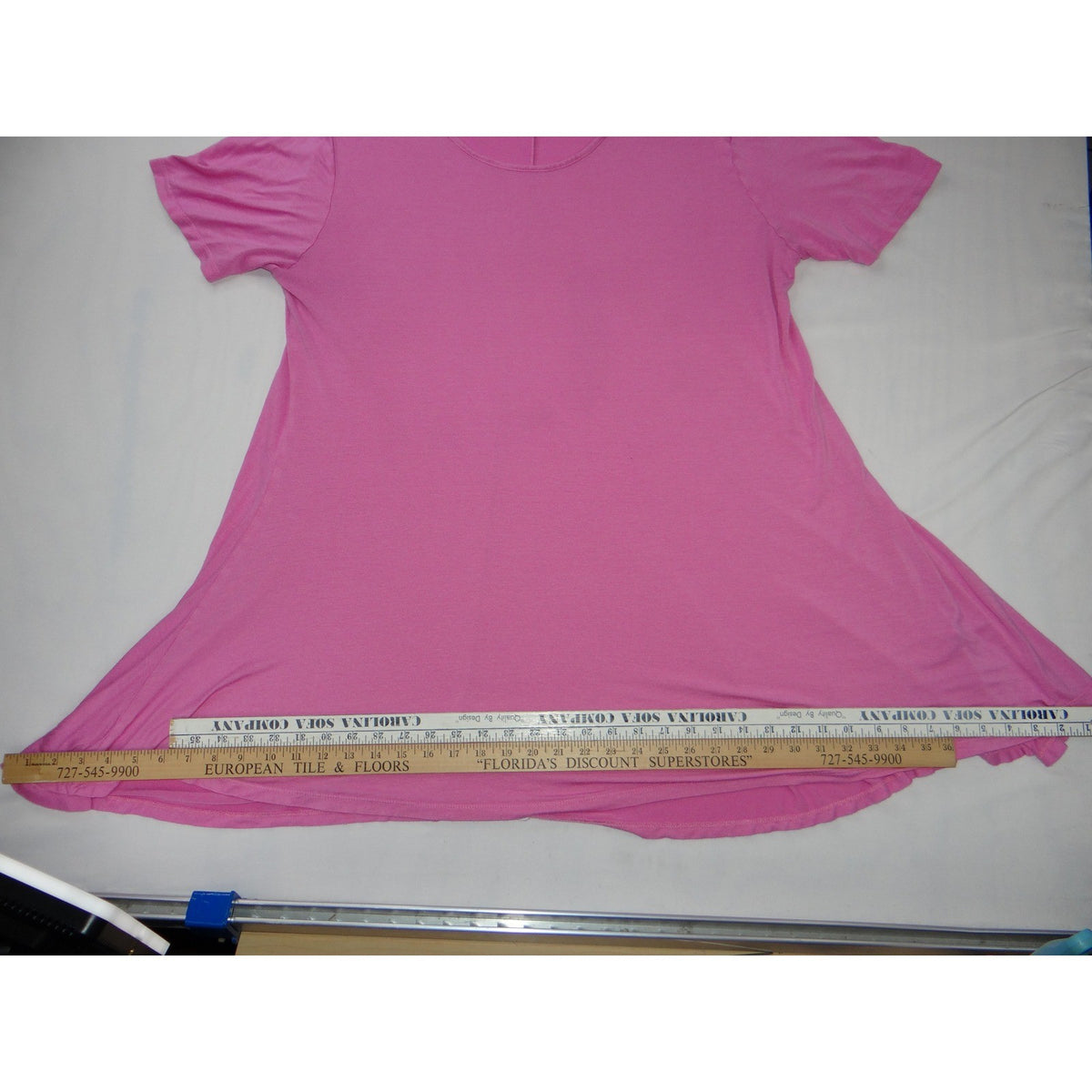 Lot of 3 Plus Size Red Pink Coral Tunics 2X XXL - Three Tunics Tops Bundle