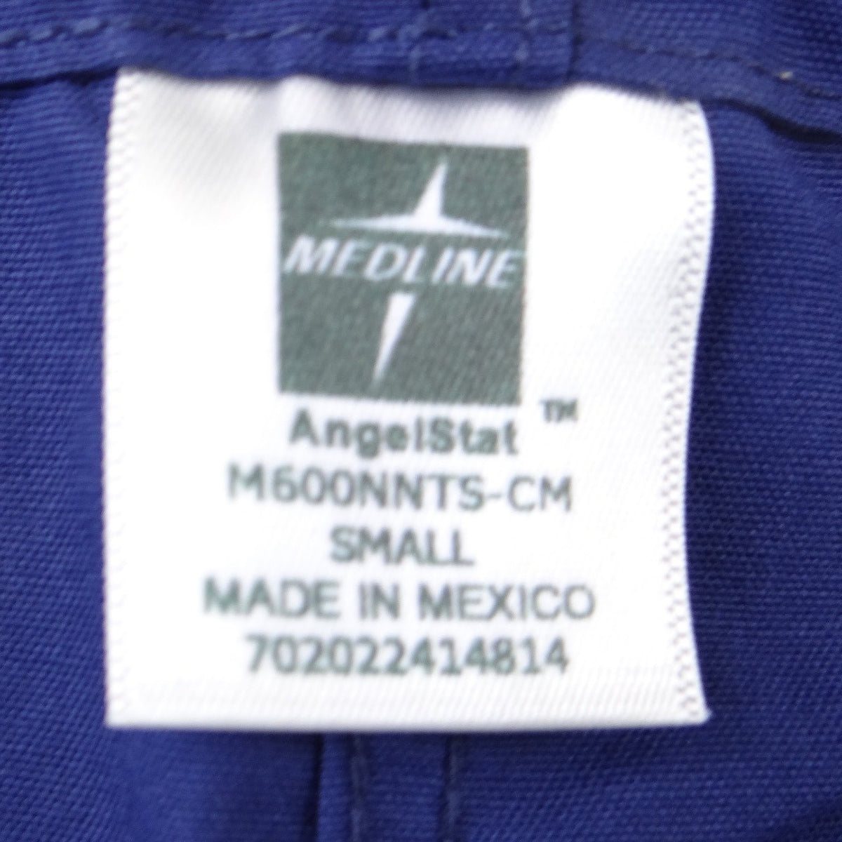 Medline AngelStat Royal Blue Scrub Pants Small Straight Leg Elastic1