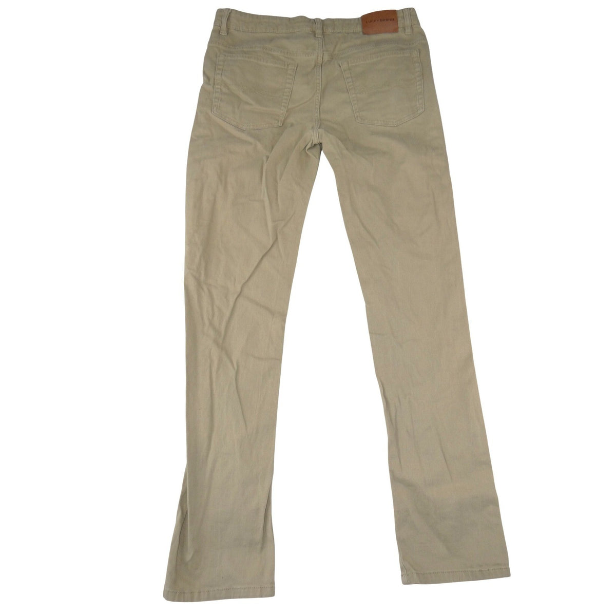 Lucky Brand Mens Authentic Skinny Stretch Tan Khaki Pants 31x312