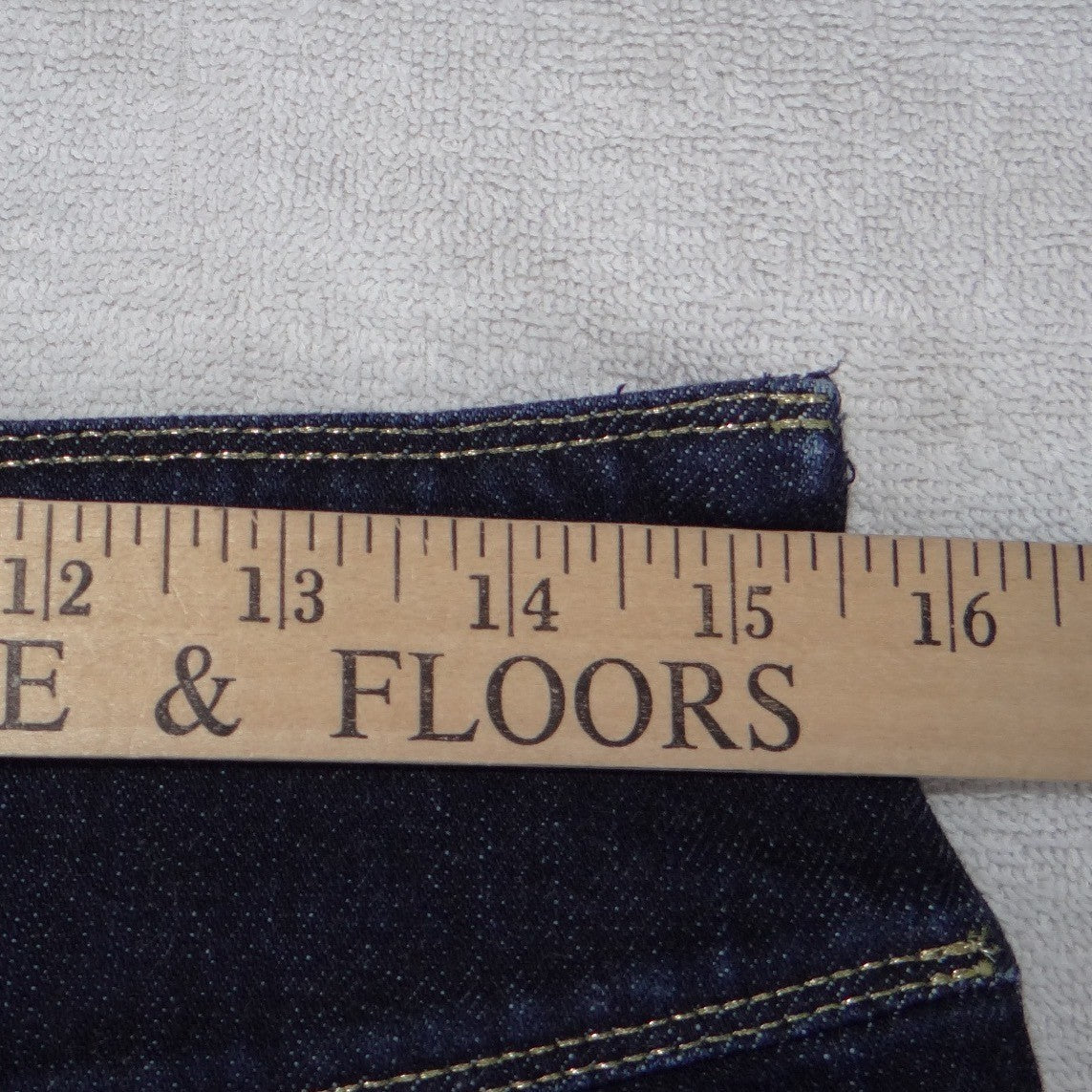 Lauren Ralph Lauren Denim Pencil Skirt Dark Wash Indigo Knee Length Womens 83