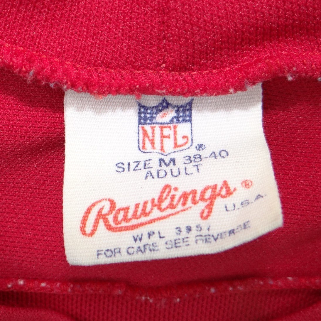 Vintage Rawlings NFL New England Patriots Jersey Red 14 Mens Medium USA