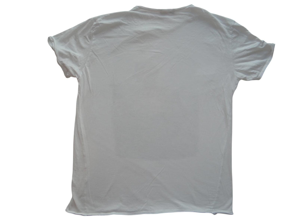 Men's White Graphic T Shirt with Popeye Print1