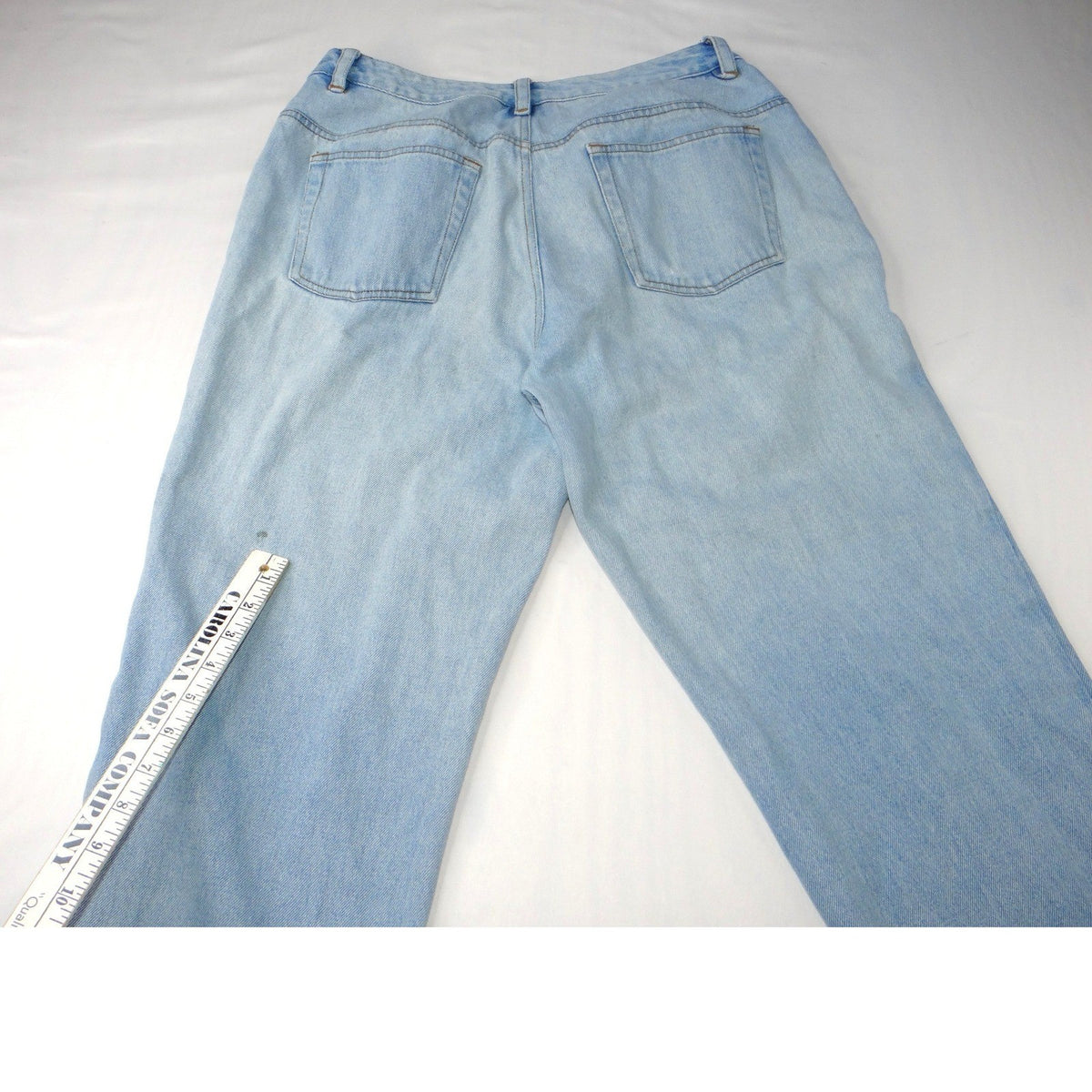 Jeanology Newport News Womens Jeans Star Mesh Cutouts Embellished Denim Sz 168