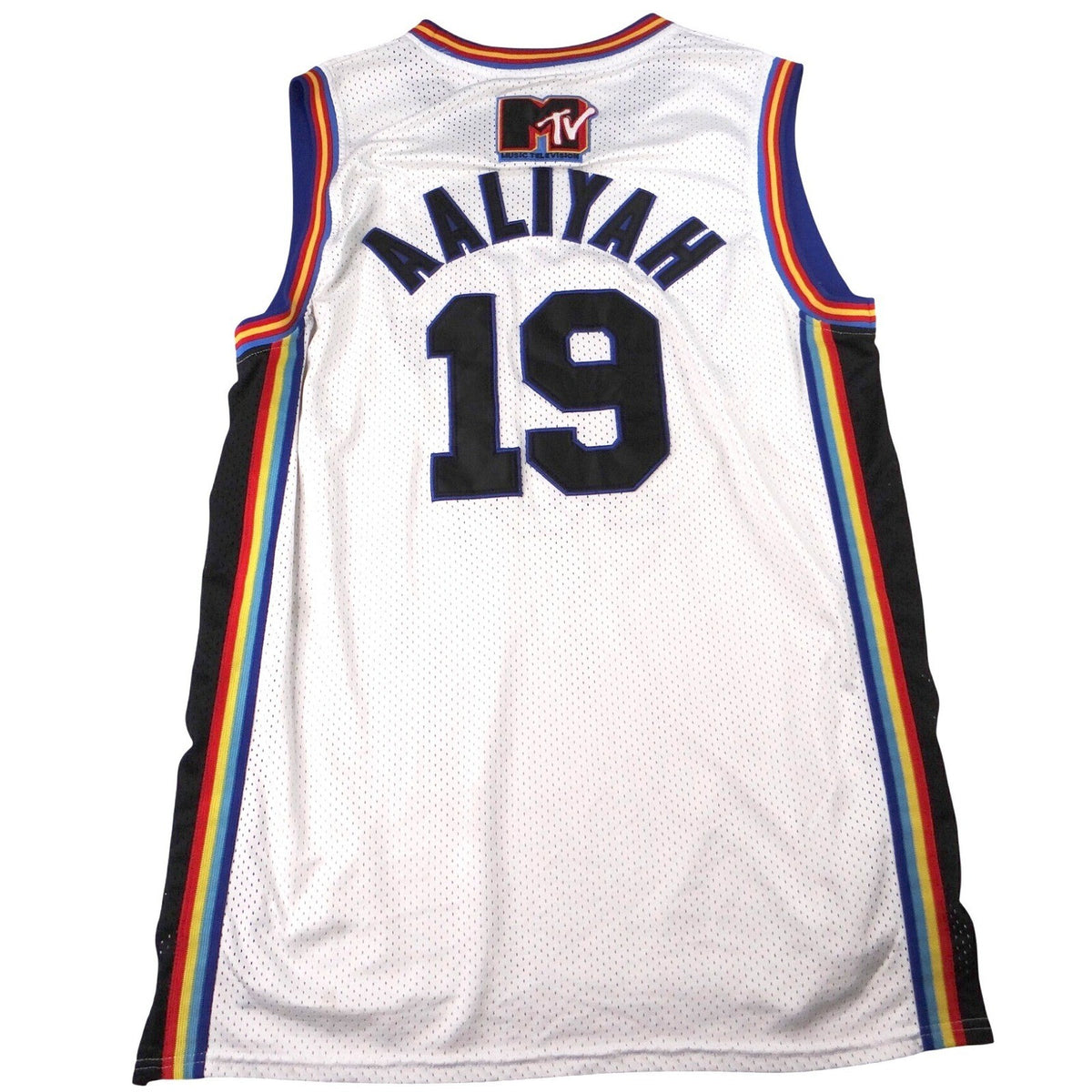MTV Brick Layers Jersey 19 Kalith XXXL White Basketball Music Television