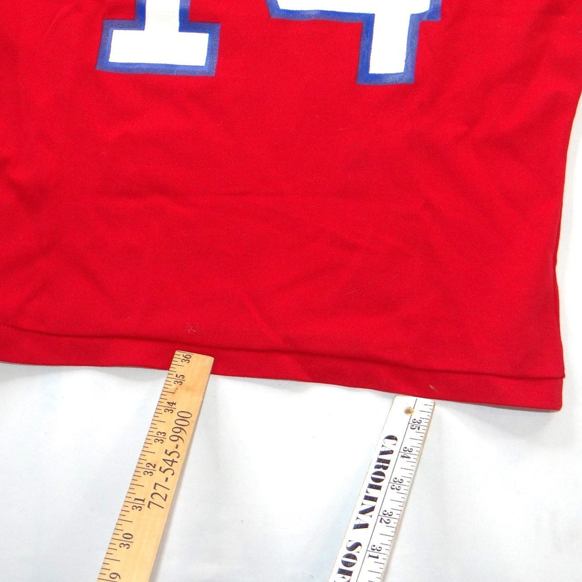 Vintage Rawlings NFL New England Patriots Jersey Red 14 Mens Medium USA