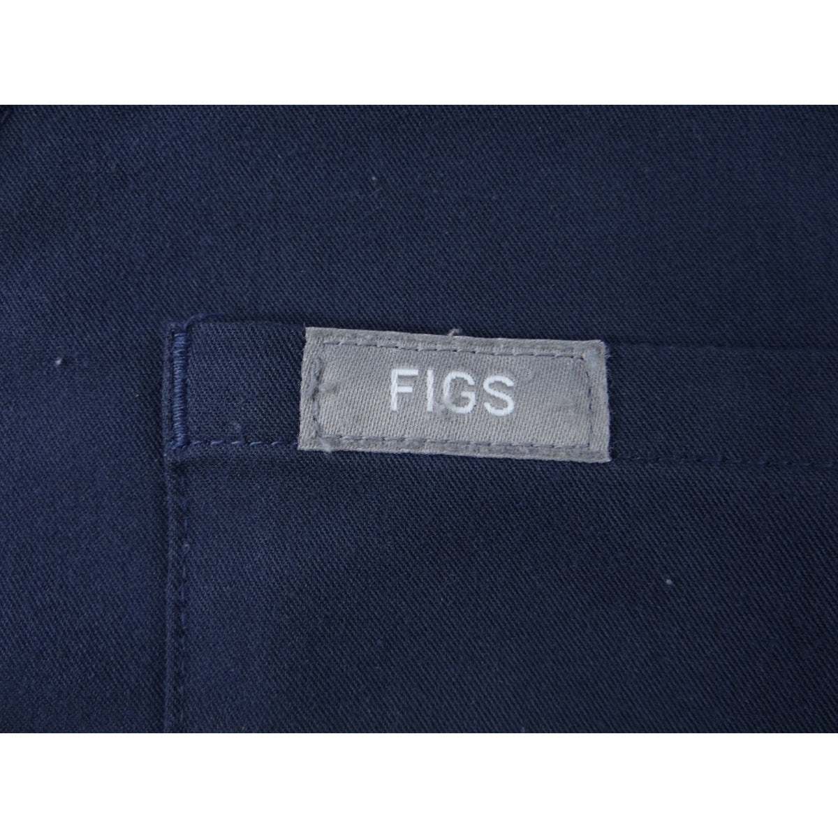 FIGS Technical Collection Navy Blue V Neck Scrub Top Womens XS Chest Pocket3