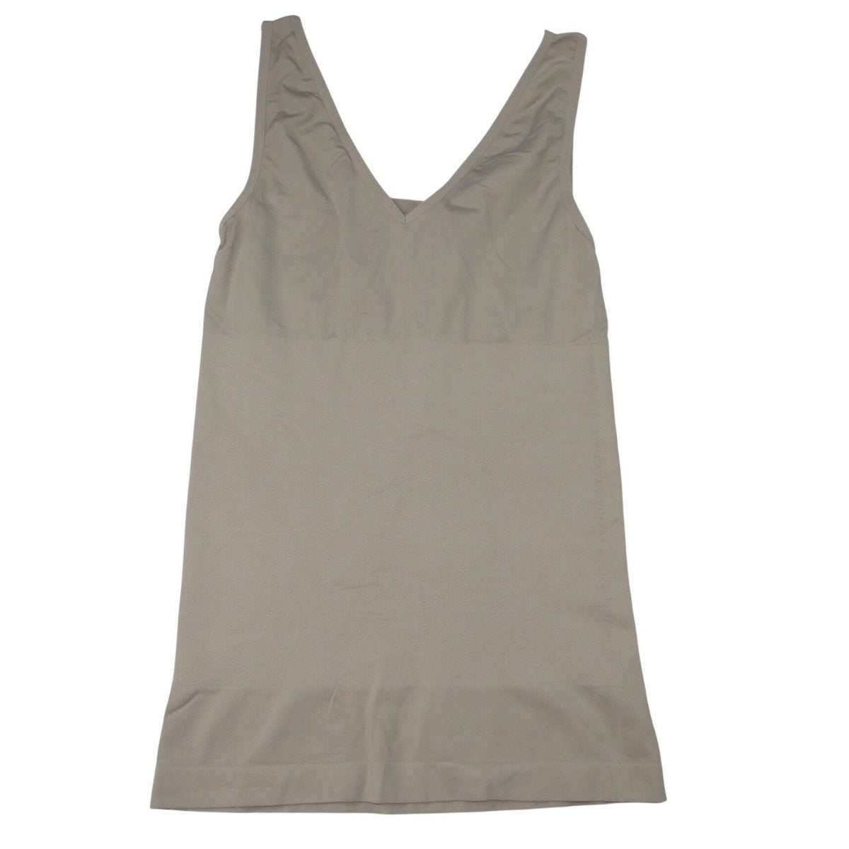 Light Control V Neck Tank Beige Smoothing Camisole Slip M