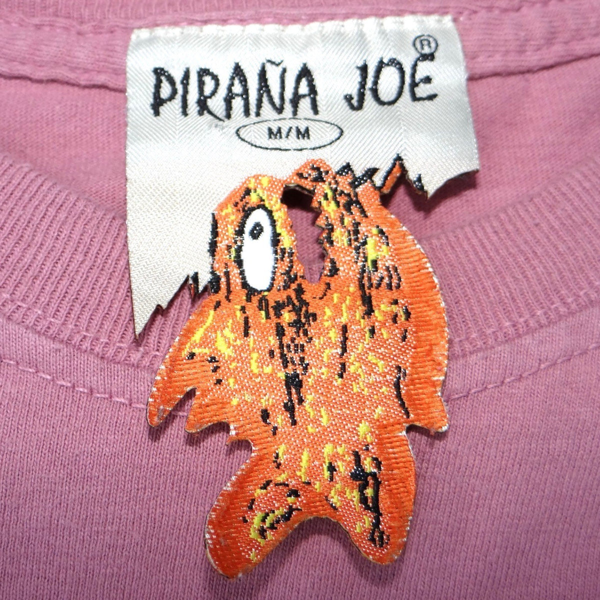Piranha Joe Roatan Compass Graphic T Shirt Pink Short Sleeve Cotton Blend M