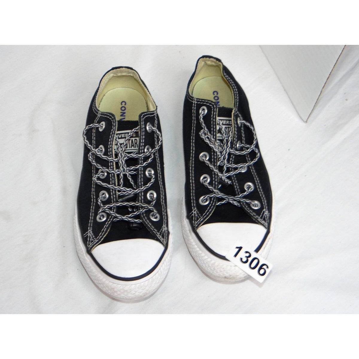 Converse All Star Chuck Taylor Low Top Black Youth Sneakers Shoes Size 3 Youth7