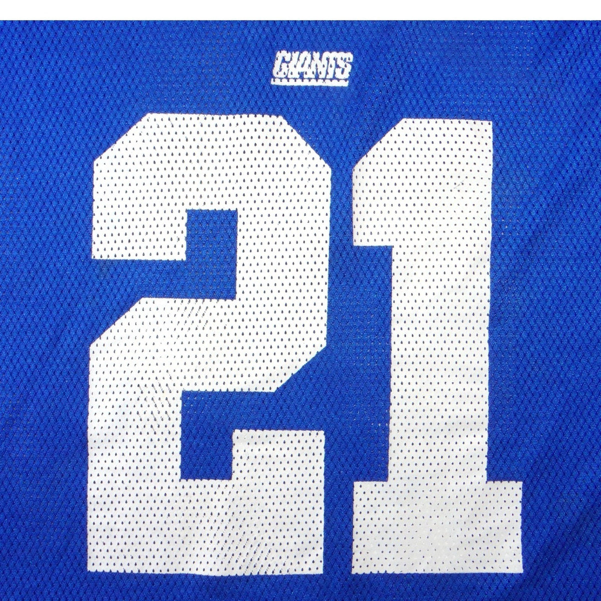 New York Giants Tiki Barber 21 Jersey VTG Mens XL Blue Mesh Football Reebok NFL5