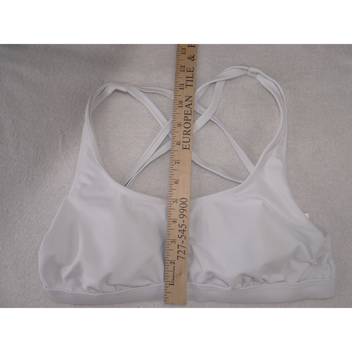 Kinesis Womens Bikini White Strappy Top1