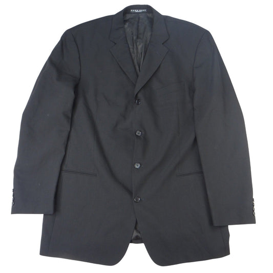 Hugo Boss Barneys New York Mens Charcoal Gray Wool Blend Blazer Jacket0