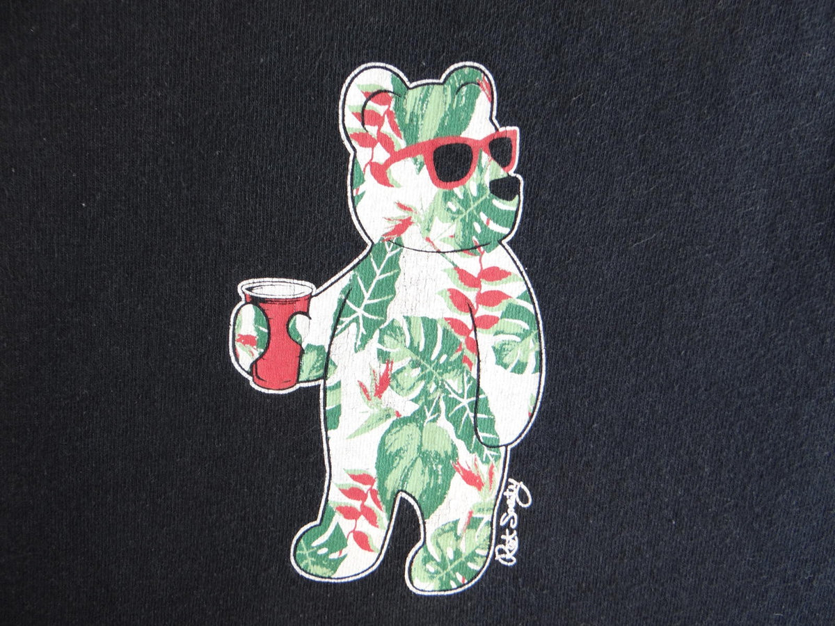 Riot Society Graphic Bear T-Shirt - Black0