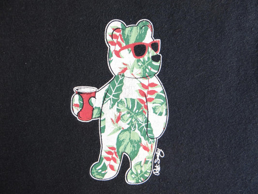 Riot Society Graphic Bear T-Shirt - Black0