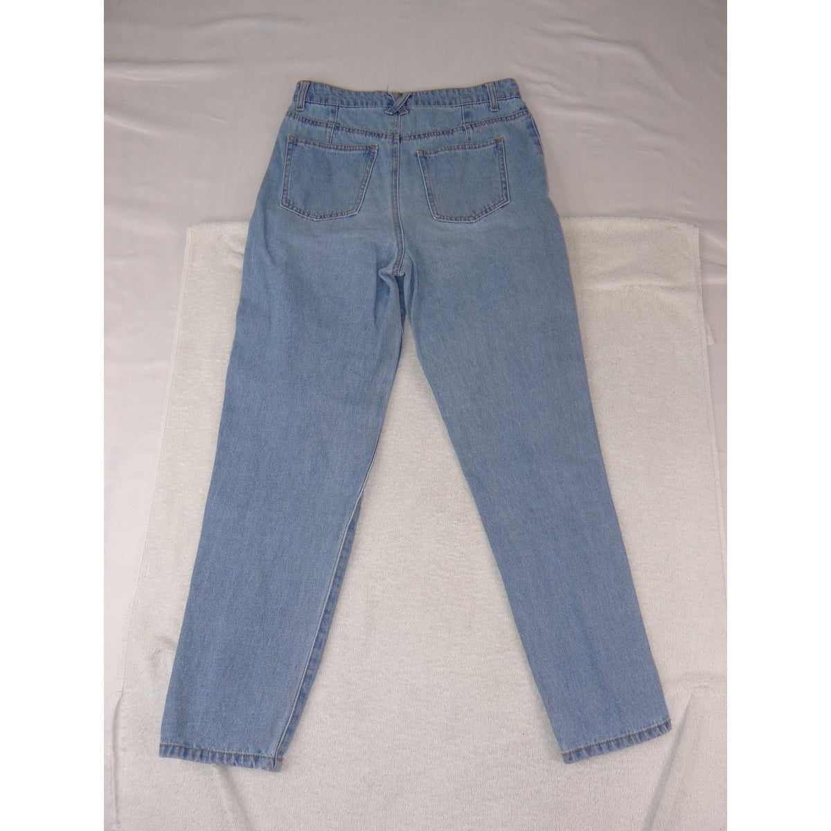 Vtg RSQ Jeans Women Light Wash Pleated High Rise Tapered Leg Denim Pants 3/261