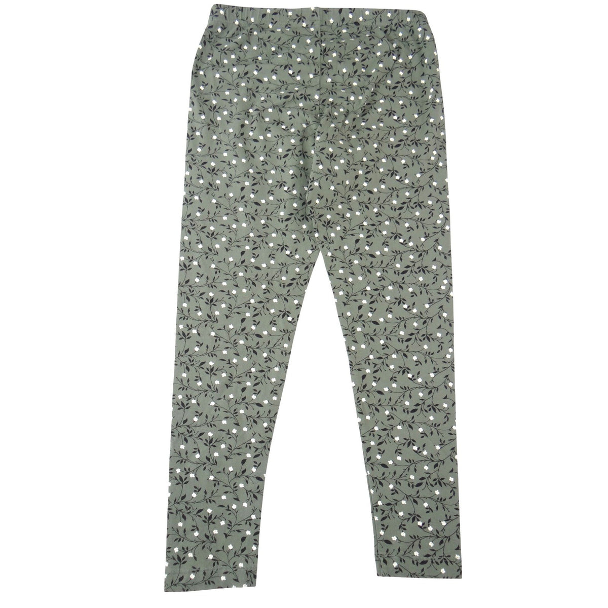 Old Navy Womens Sage Green Floral Print Cotton Spandex Leggings Size M 2305