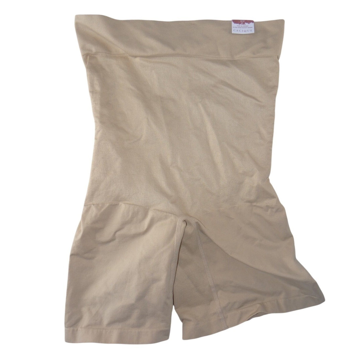 Cacique The Slimmer Ultra High-Waist Shapewear Shorts Beige Womens 18/20 NEW0