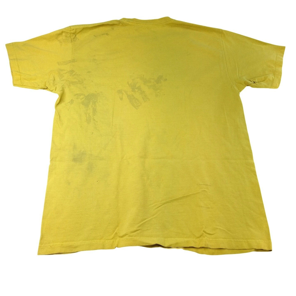 Vintage Hurley Yellow Graphic T Shirt Men's Large Regular Fit Cotton