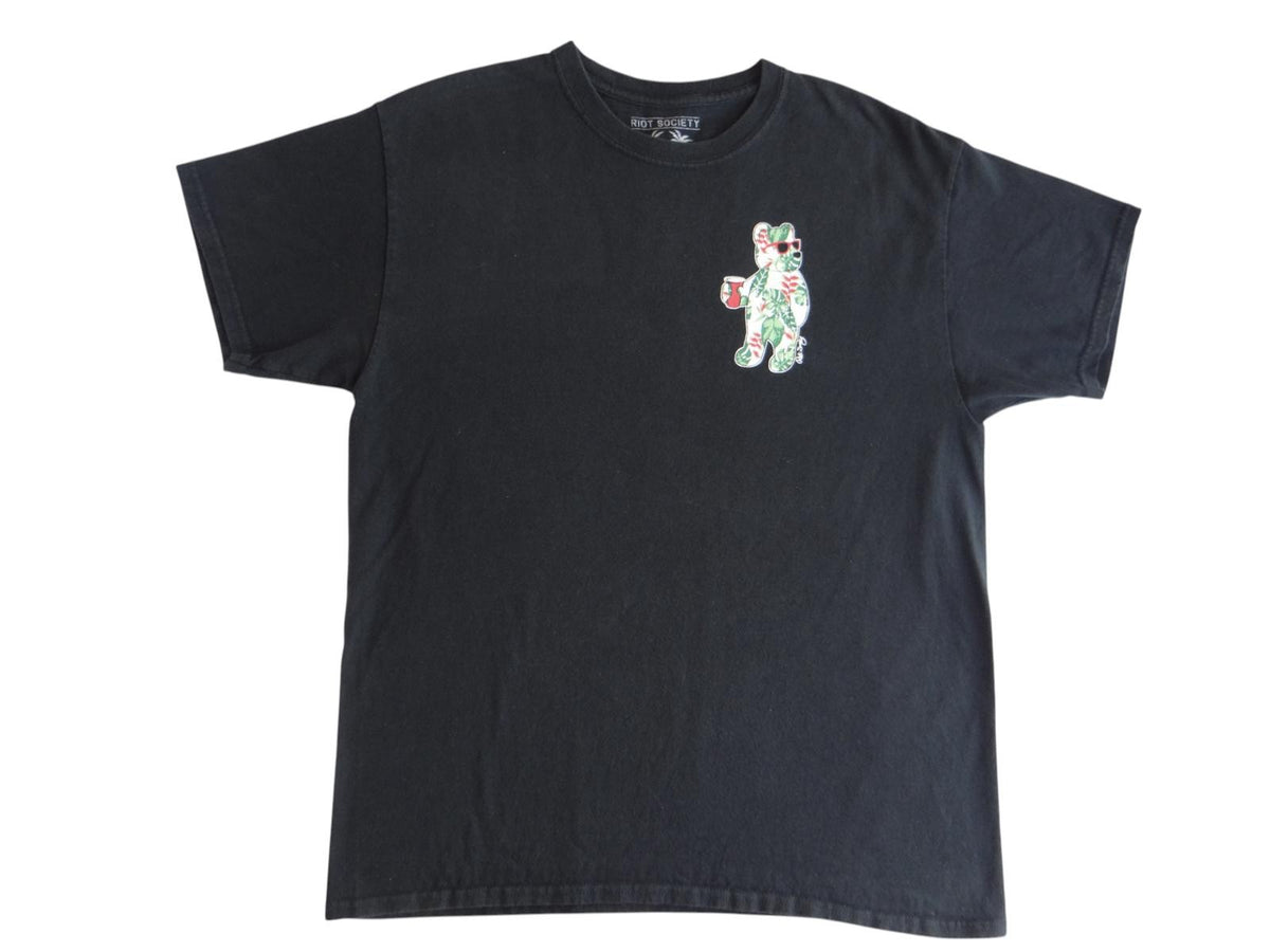 Riot Society Graphic Bear T-Shirt - Black1