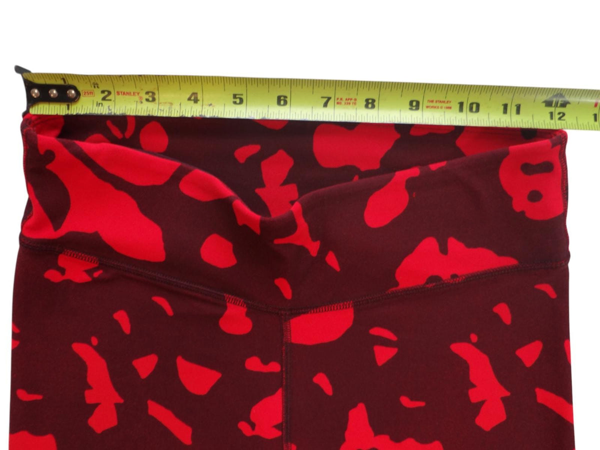 Fabletics Red Patterned Leggings   Stylish & Comfortable1