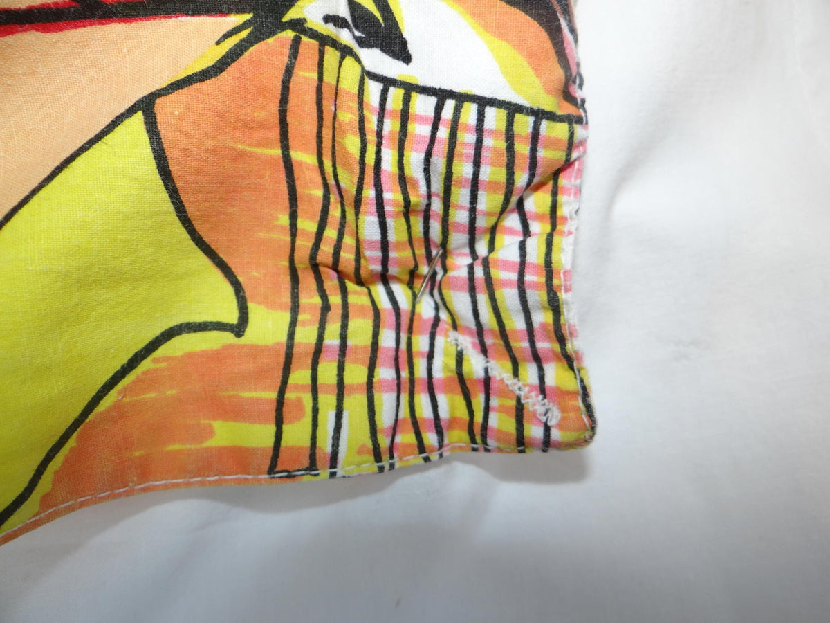 Vintage White Rodeo Rose Cowgirl Western Style Button Up Size Small