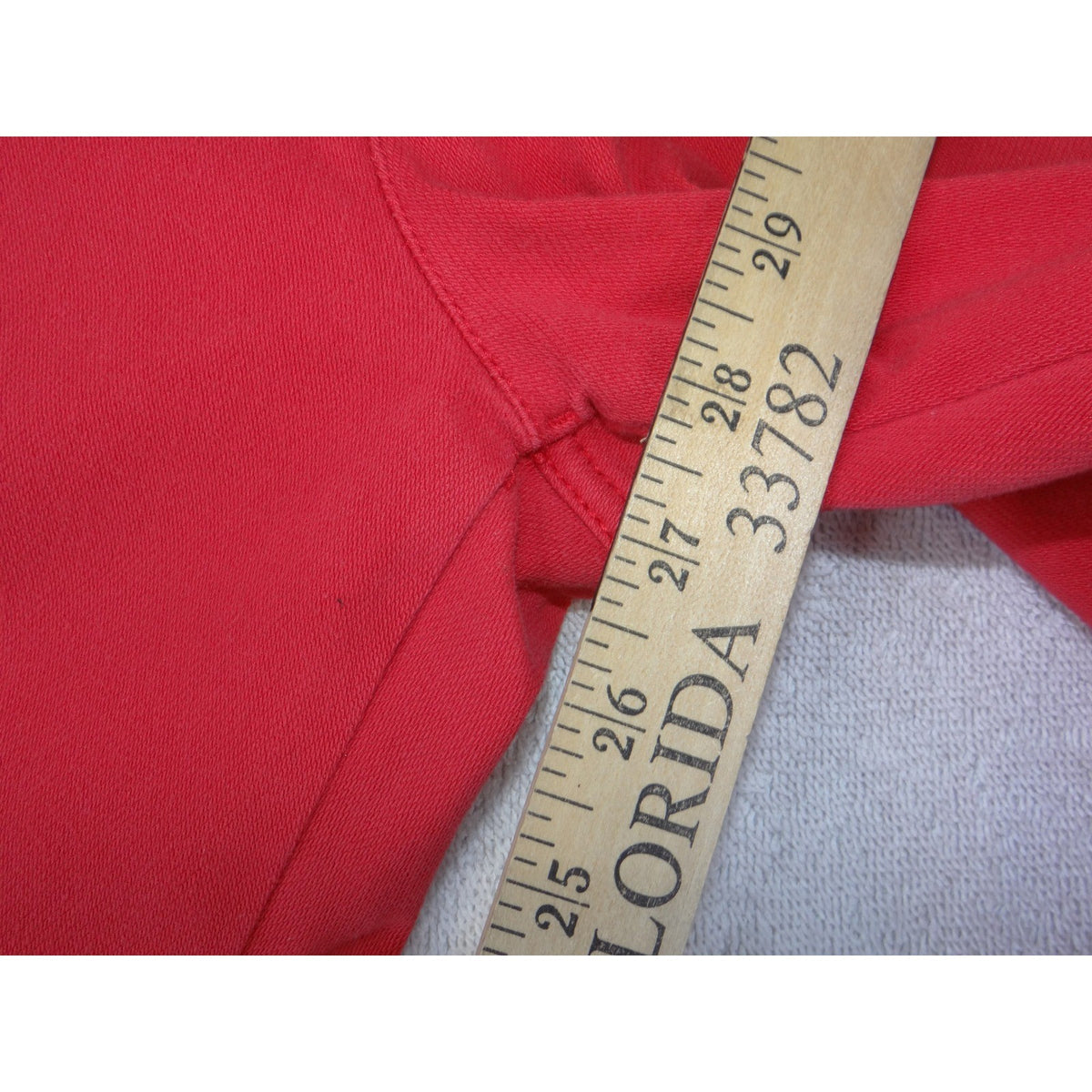 Time and Tru Womens Red Skinny Pull On Jeggings Stretch Pants Size L 12 145