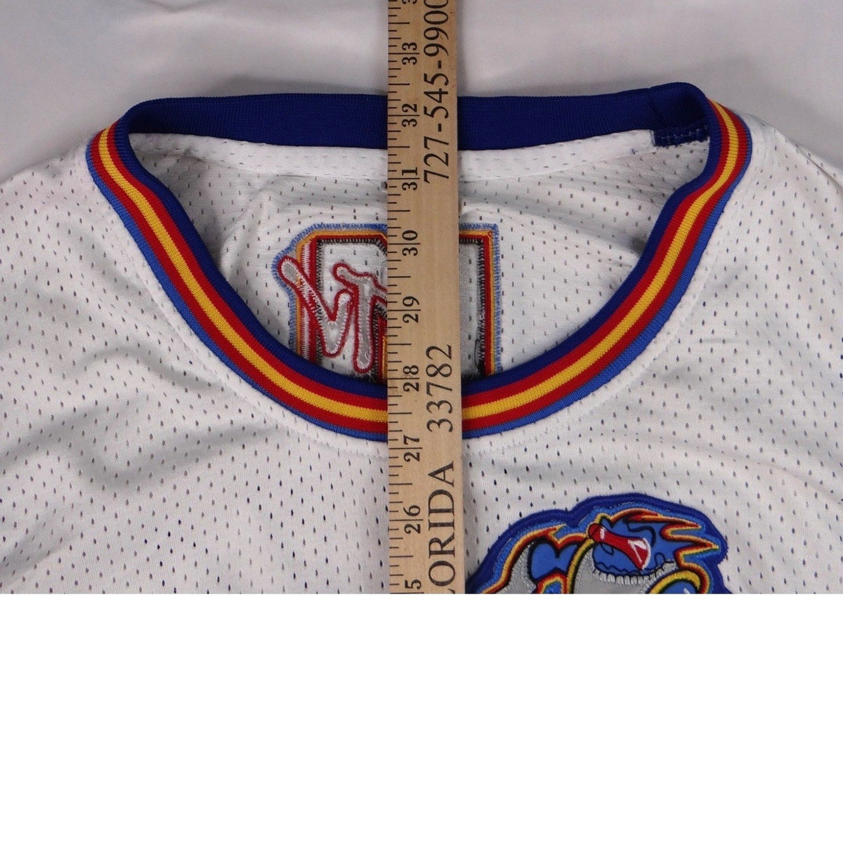 MTV Brick Layers Jersey 19 Kalith XXXL White Basketball Music Television
