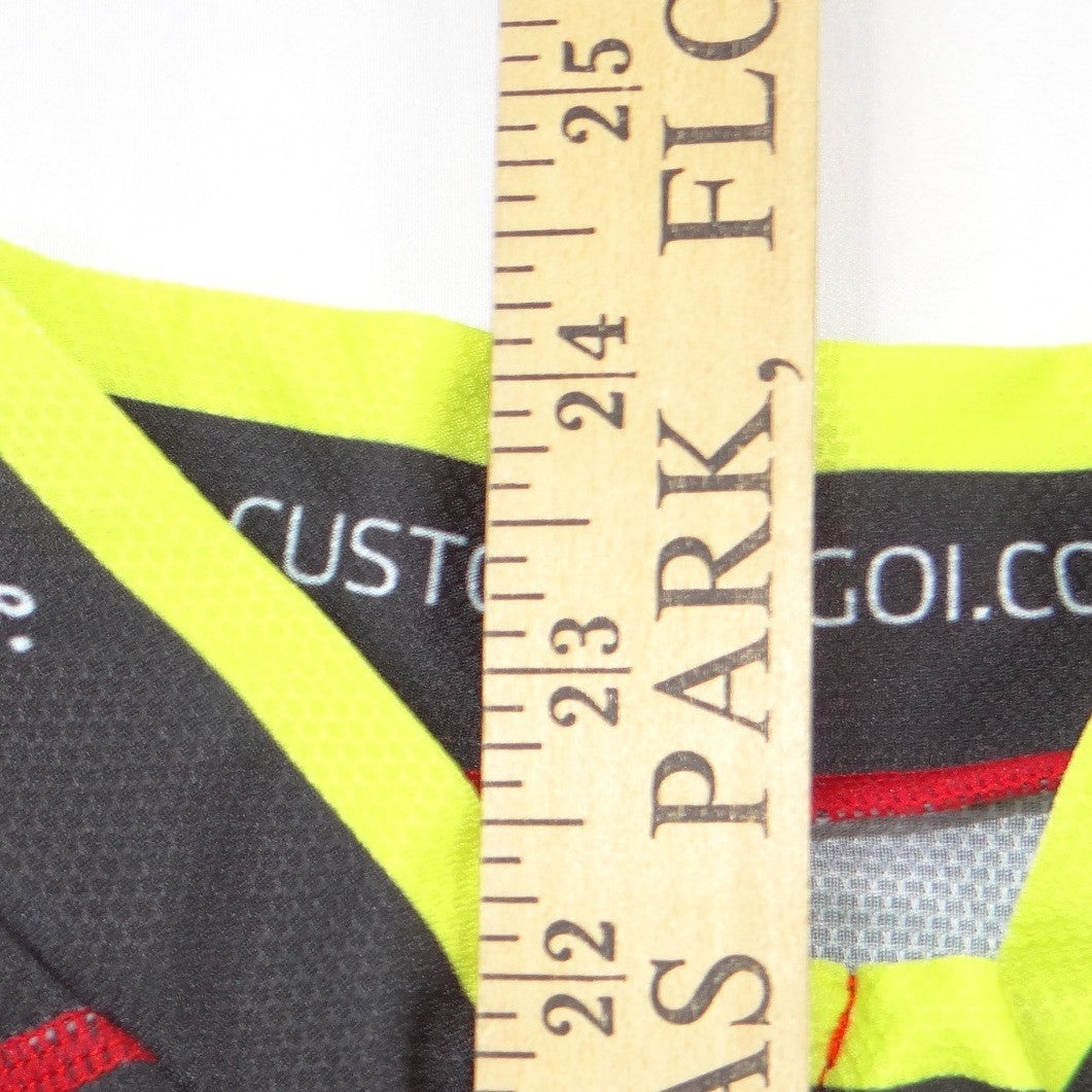 Sugoi Cynergy Cycles Mens Cycling Jersey Black Neon Yellow Full Zip Medium4