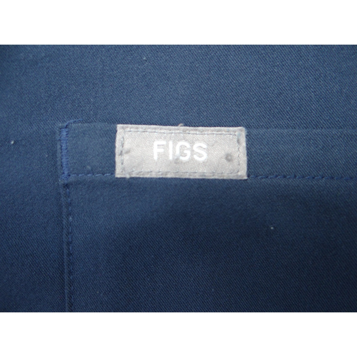 FIGS Technical Collection Navy Blue V Neck Scrub Top Womens XS Chest Pocket1
