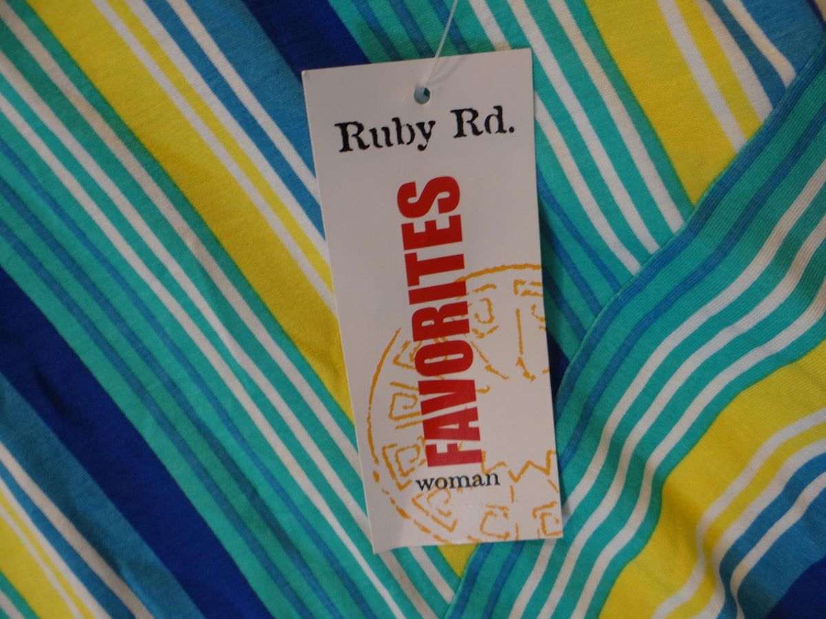 Ruby Rd. Favorites Women's Striped Blouse 3x NWT2