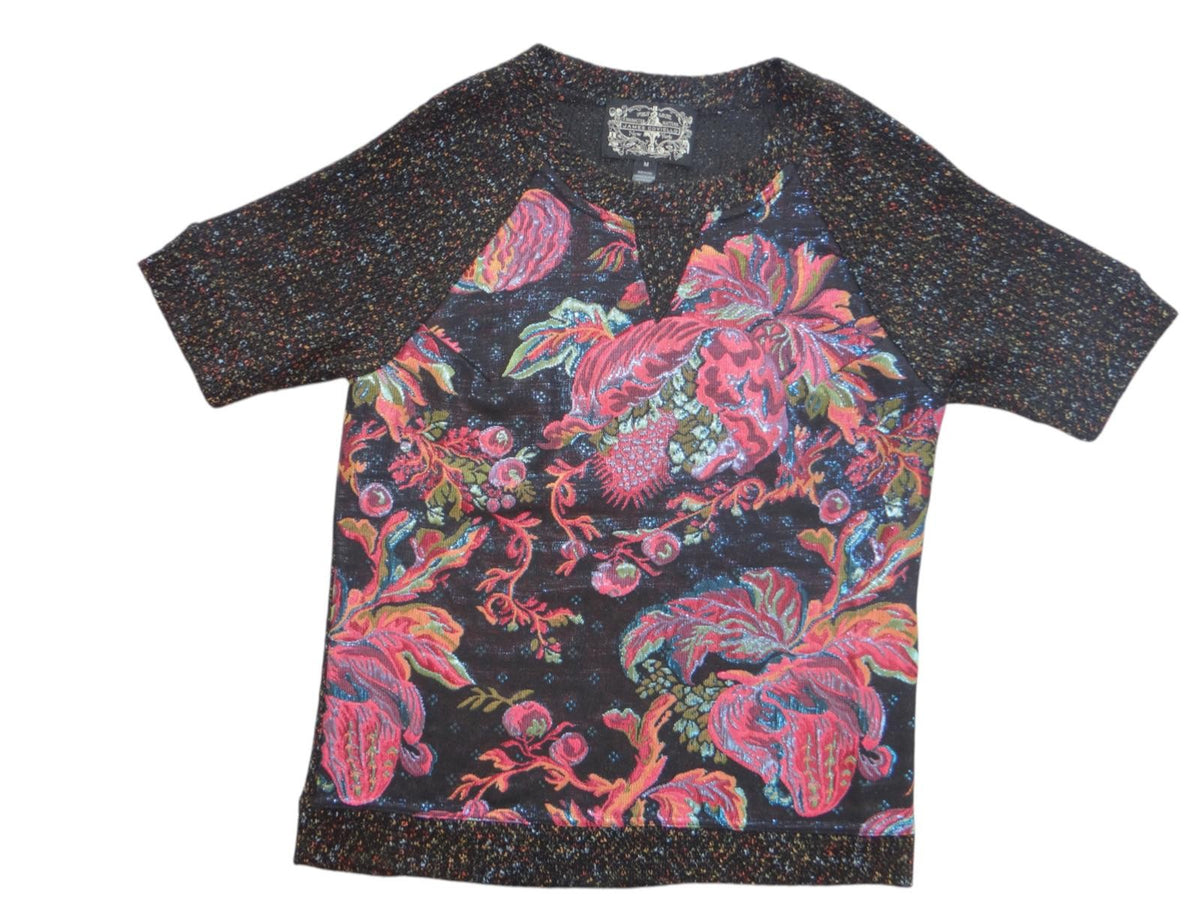 James Coviello Vibrant Floral Print Raglan Tee0