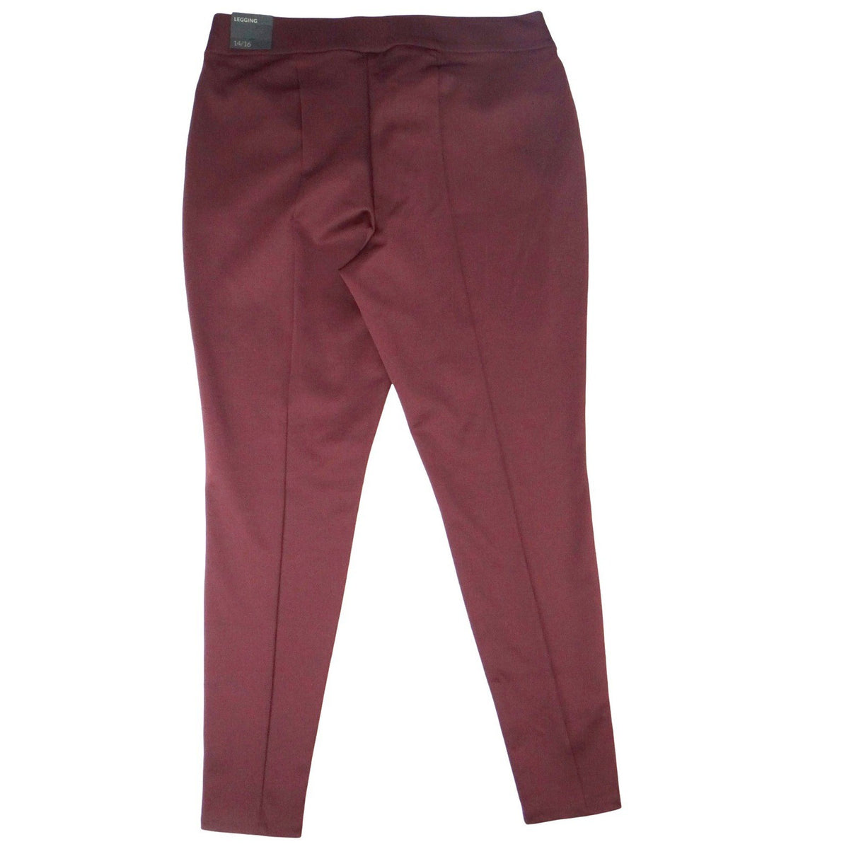 NWT-Lane Bryant Burgundy Legging Pants Women Size 14 16 Comfort Stretch Casual3
