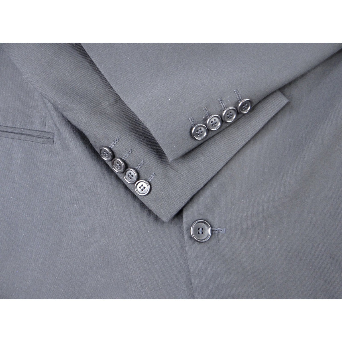 Hugo Boss Barneys New York Mens Charcoal Gray Wool Blend Blazer Jacket5