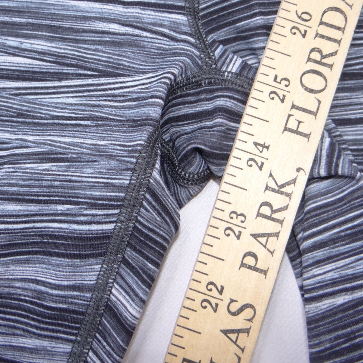 Lululemon High Rise Space Dye Mesh Panel Leggings Black Grey White Size 65