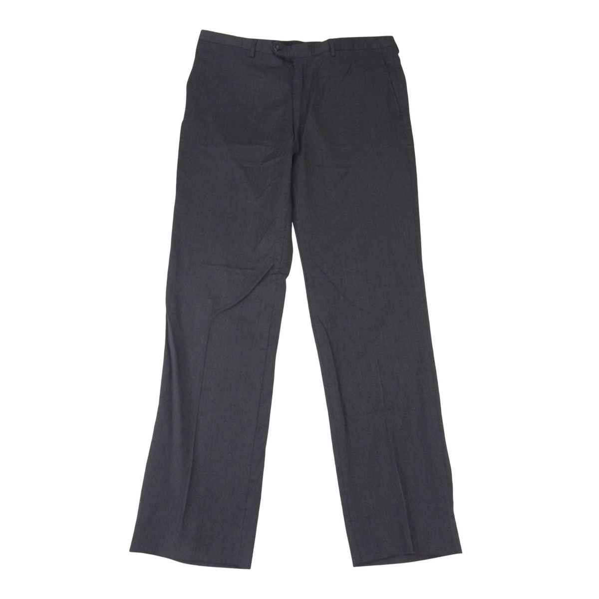 Jos A Bank Signature Tailored Fit Dress Pants Mens 37 Charcoal Grey Flat Front0